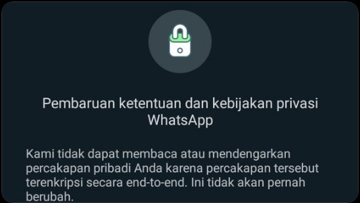 WhatsApp Perbaharui Kebijakan Privasi Dan Ketentuan